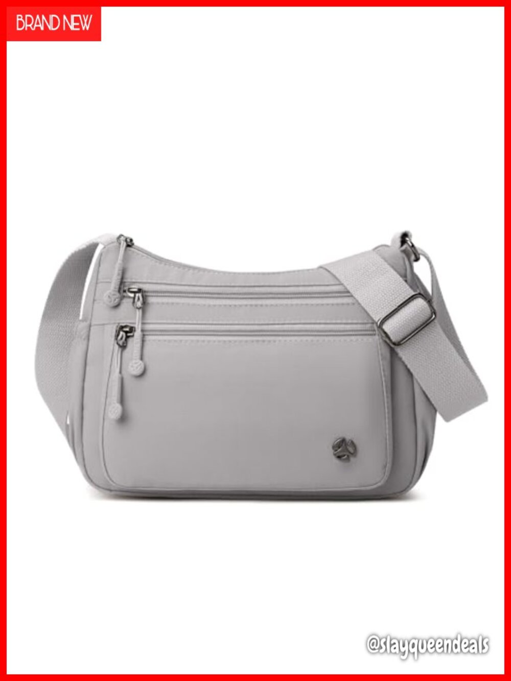 Waterproof Nylon Crossbody Bag Shoulder Messenger Purse Multiple Pockets